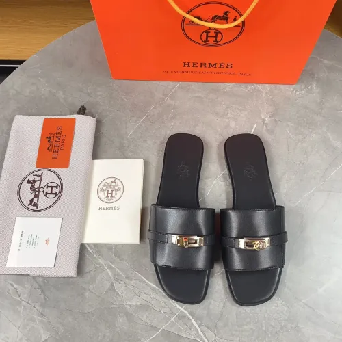Replica Hermes Slippers For Women #1432986 $88.00 USD for Wholesale