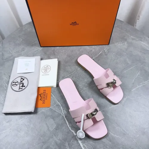 Replica Hermes Slippers For Women #1432989 $85.00 USD for Wholesale