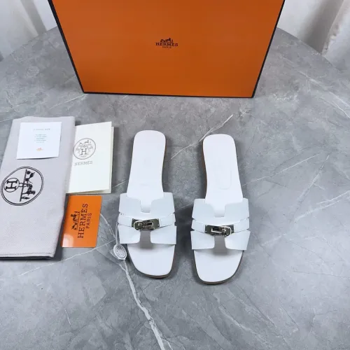 Replica Hermes Slippers For Women #1432993 $85.00 USD for Wholesale