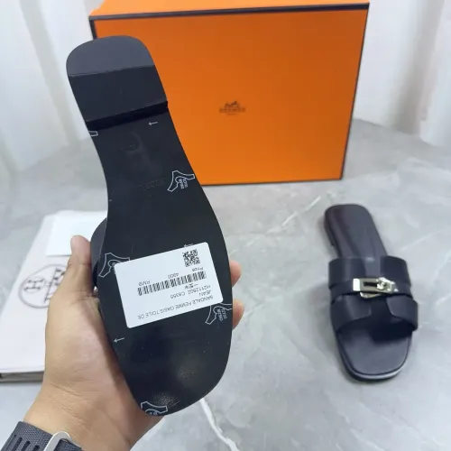 Replica Hermes Slippers For Women #1432997 $85.00 USD for Wholesale