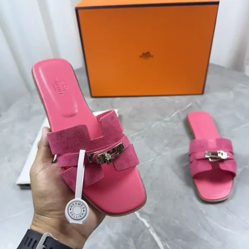 Replica Hermes Slippers For Women #1433000 $85.00 USD for Wholesale