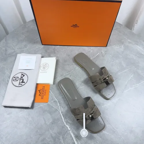 Replica Hermes Slippers For Women #1433001 $85.00 USD for Wholesale