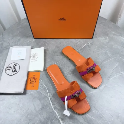 Replica Hermes Slippers For Women #1433008 $85.00 USD for Wholesale