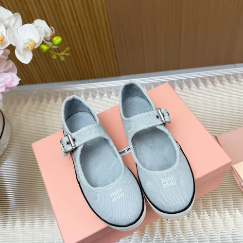 Replica MIU MIU Flat Shoes For Women #1433018 $76.00 USD for Wholesale