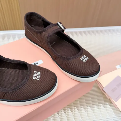 Replica MIU MIU Flat Shoes For Women #1433021 $76.00 USD for Wholesale