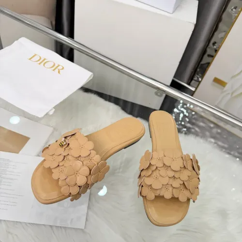 Replica Christian Dior Slippers For Women #1433040 $98.00 USD for Wholesale