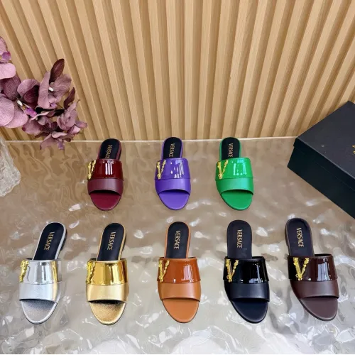 Replica Versace Slippers For Women #1433121 $102.00 USD for Wholesale
