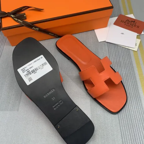 Replica Hermes Slippers For Women #1433199 $92.00 USD for Wholesale