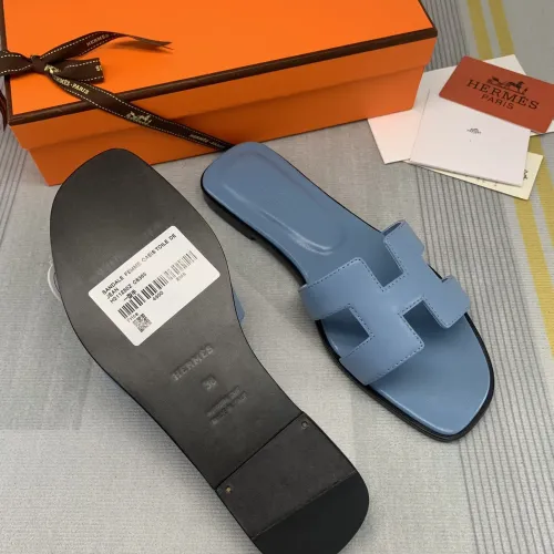 Replica Hermes Slippers For Women #1433202 $92.00 USD for Wholesale