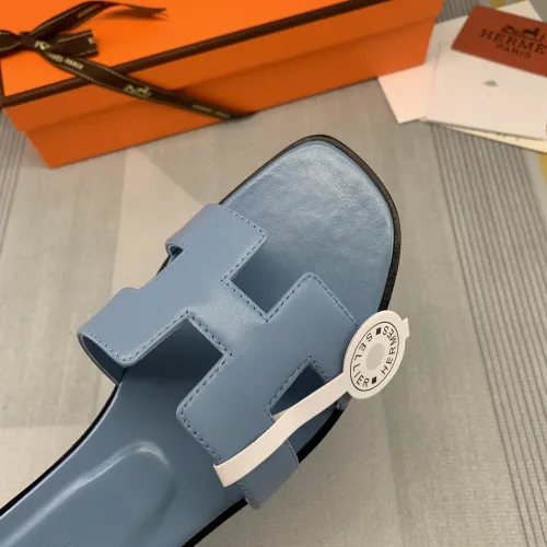 Replica Hermes Slippers For Women #1433202 $92.00 USD for Wholesale