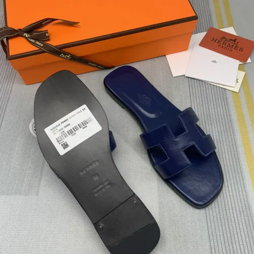 Replica Hermes Slippers For Women #1433203 $92.00 USD for Wholesale