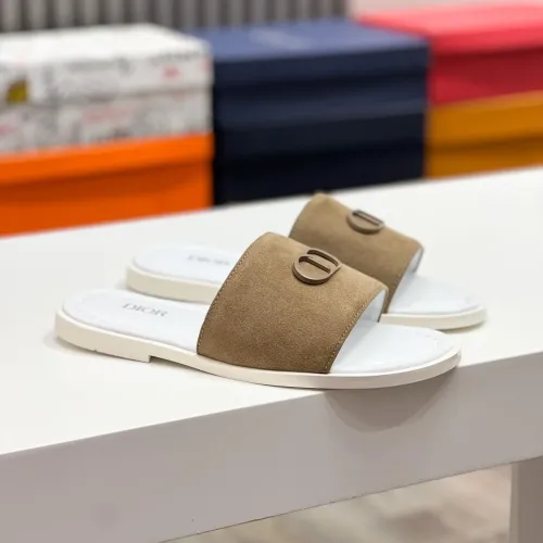 Replica Christian Dior Slippers For Men #1433205 $60.00 USD for Wholesale