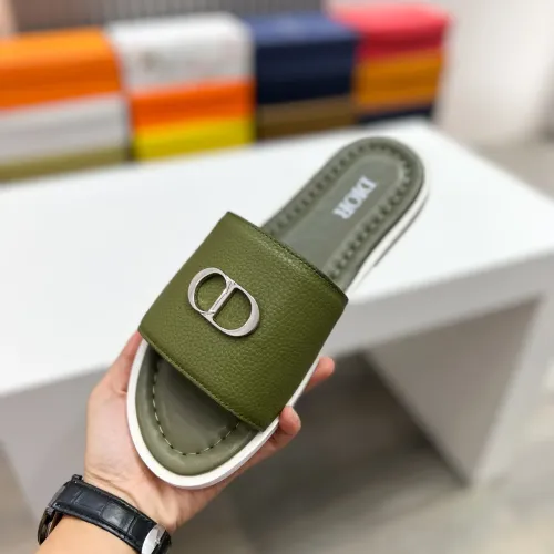 Replica Christian Dior Slippers For Men #1433208 $60.00 USD for Wholesale