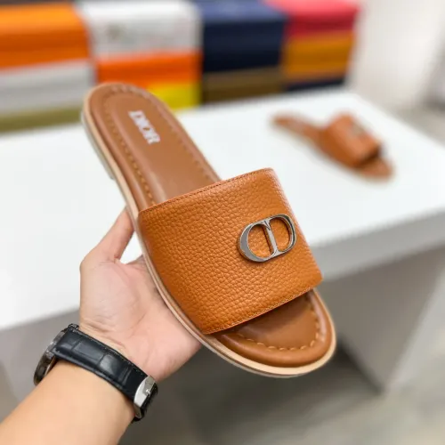 Replica Christian Dior Slippers For Men #1433209 $60.00 USD for Wholesale