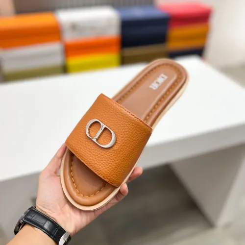 Replica Christian Dior Slippers For Men #1433209 $60.00 USD for Wholesale