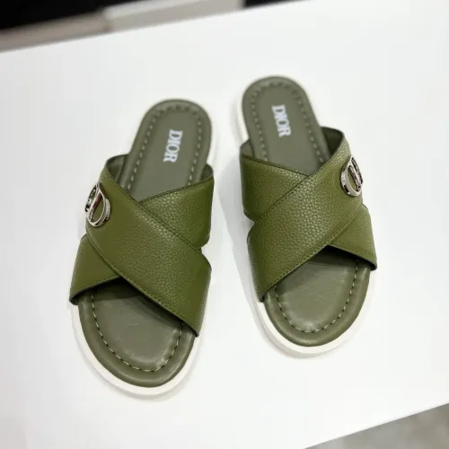 Replica Christian Dior Slippers For Men #1433217 $60.00 USD for Wholesale