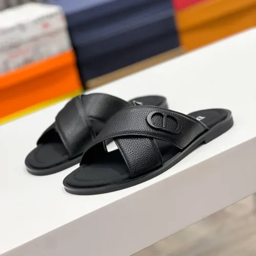 Christian Dior Slippers For Men #1433219 $60.00 USD, Wholesale Replica Christian Dior Slippers