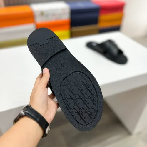 Replica Christian Dior Slippers For Men #1433219 $60.00 USD for Wholesale