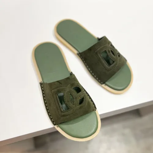 Dolce &amp; Gabbana D&amp;G Slippers For Men #1433244 $64.00 USD, Wholesale Replica Dolce &amp; Gabbana D&amp;G Slippers