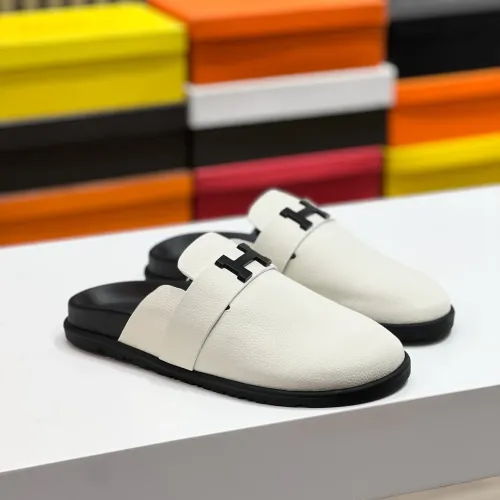 Replica Hermes Slippers For Men #1433260 $72.00 USD for Wholesale