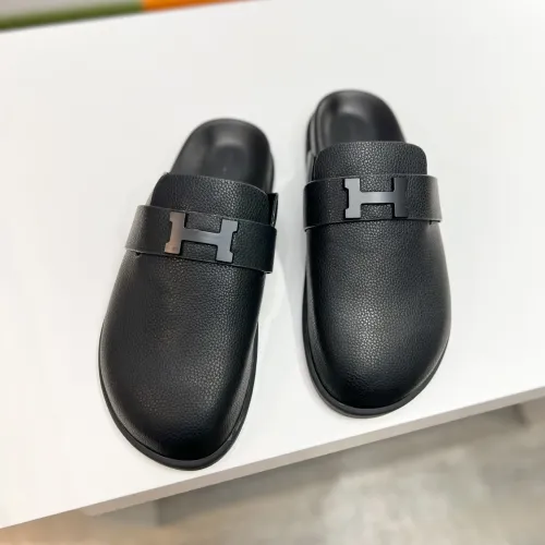 Replica Hermes Slippers For Men #1433264 $72.00 USD for Wholesale