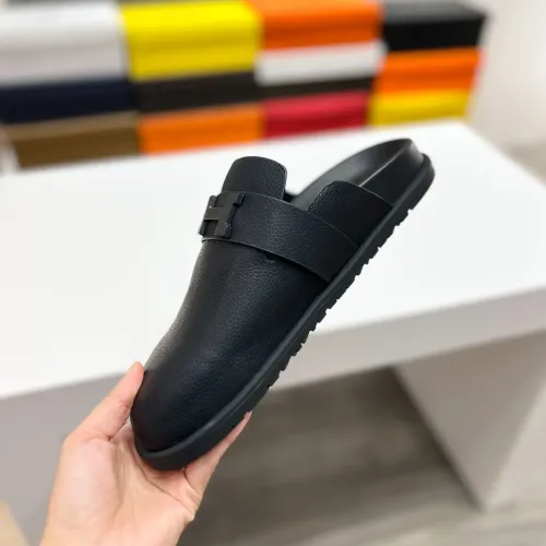 Replica Hermes Slippers For Men #1433264 $72.00 USD for Wholesale