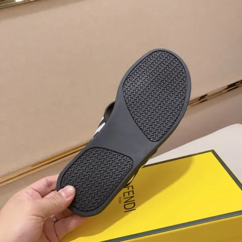 Replica Fendi Slippers For Men #1433320 $45.00 USD for Wholesale