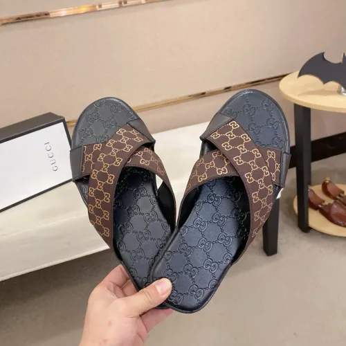 Replica Gucci Slippers For Men #1433336 $48.00 USD for Wholesale