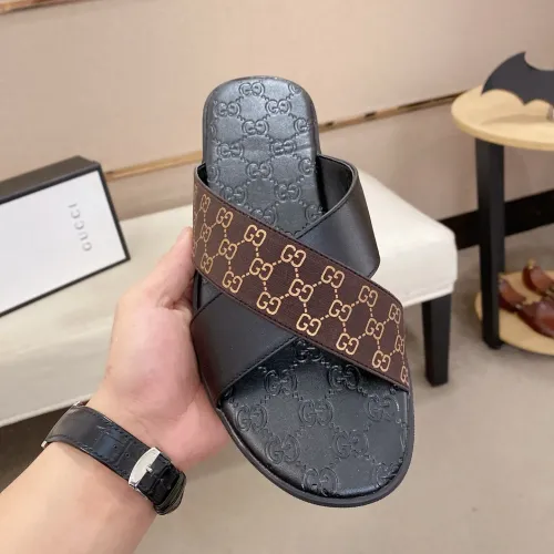 Replica Gucci Slippers For Men #1433337 $48.00 USD for Wholesale