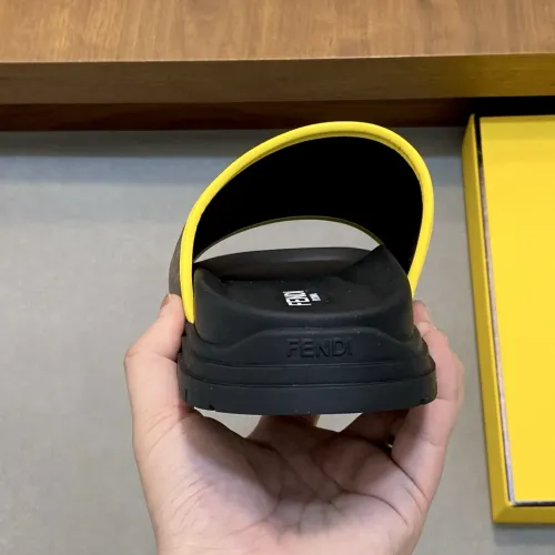 Replica Fendi Slippers For Men #1433355 $60.00 USD for Wholesale