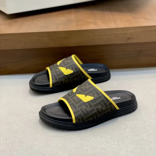 Fendi Slippers For Men #1433357 $60.00 USD, Wholesale Replica Fendi Slippers