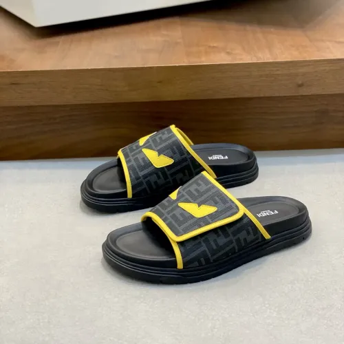 Fendi Slippers For Men #1433361 $60.00 USD, Wholesale Replica Fendi Slippers