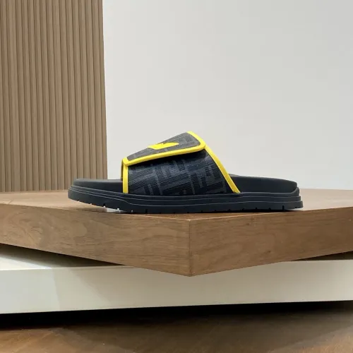 Replica Fendi Slippers For Men #1433361 $60.00 USD for Wholesale