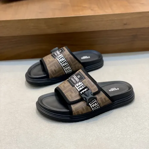 Fendi Slippers For Men #1433363 $60.00 USD, Wholesale Replica Fendi Slippers
