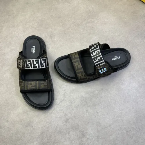 Fendi Slippers For Men #1433367 $60.00 USD, Wholesale Replica Fendi Slippers