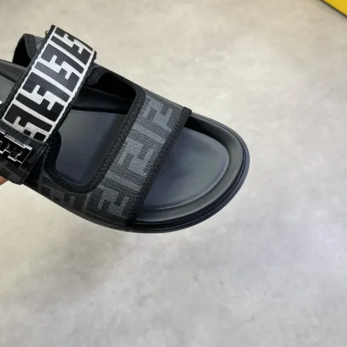 Replica Fendi Slippers For Men #1433368 $60.00 USD for Wholesale