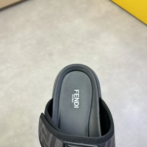 Replica Fendi Slippers For Men #1433374 $60.00 USD for Wholesale