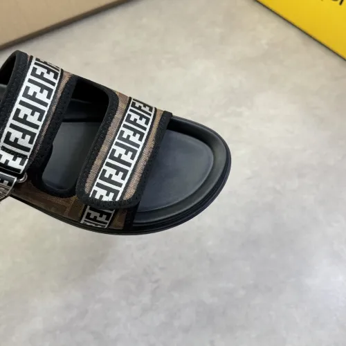 Replica Fendi Slippers For Men #1433375 $60.00 USD for Wholesale