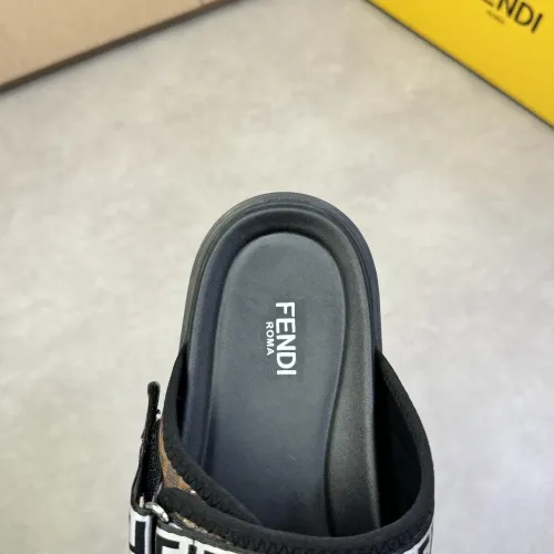 Replica Fendi Slippers For Men #1433375 $60.00 USD for Wholesale