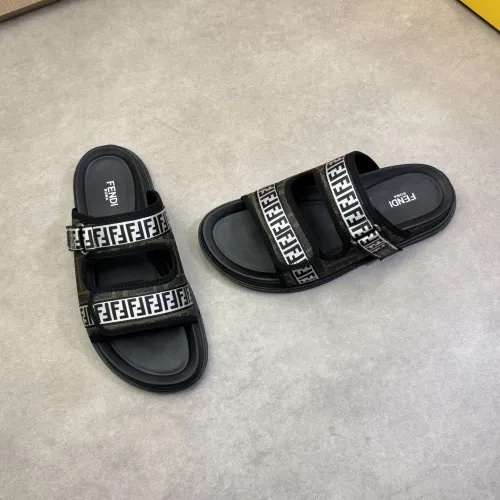 Fendi Slippers For Men #1433376 $60.00 USD, Wholesale Replica Fendi Slippers
