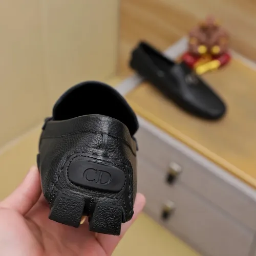 Replica Christian Dior Leather Shoes For Men #1433467 $76.00 USD for Wholesale