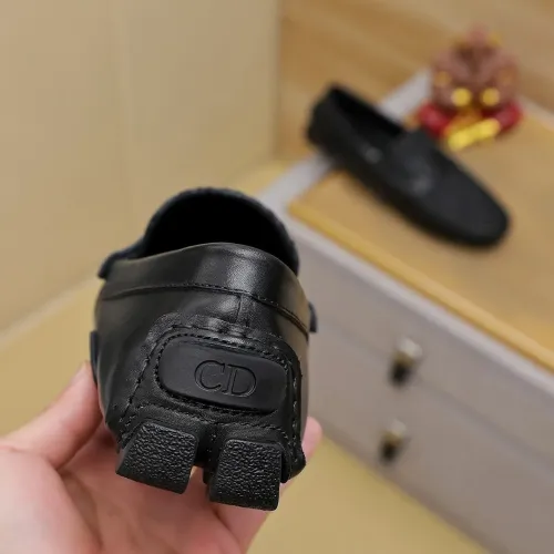 Replica Christian Dior Leather Shoes For Men #1433469 $76.00 USD for Wholesale