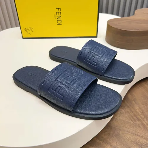 Fendi Slippers For Men #1433502 $85.00 USD, Wholesale Replica Fendi Slippers
