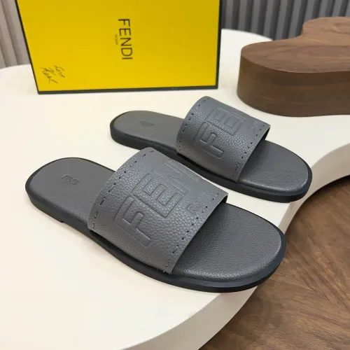 Fendi Slippers For Men #1433503 $85.00 USD, Wholesale Replica Fendi Slippers