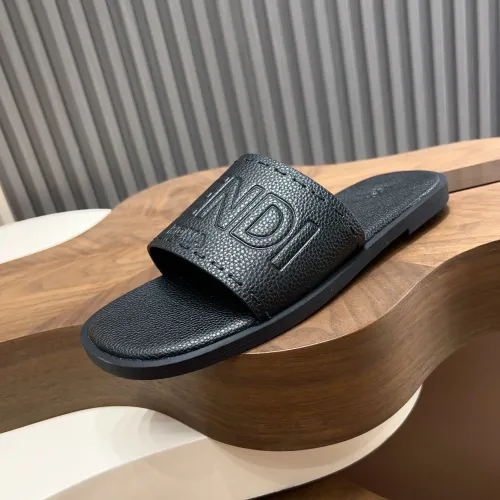 Replica Fendi Slippers For Men #1433504 $85.00 USD for Wholesale
