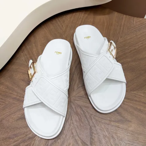 Replica Fendi Slippers For Men #1433513 $85.00 USD for Wholesale