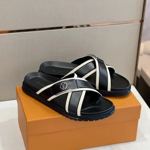 Louis Vuitton Slippers For Men #1433532 $60.00 USD, Wholesale Replica Louis Vuitton Slippers