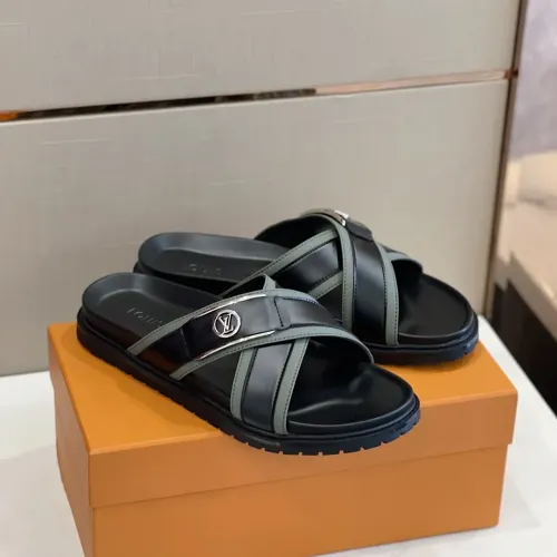 Louis Vuitton Slippers For Men #1433534 $60.00 USD, Wholesale Replica Louis Vuitton Slippers