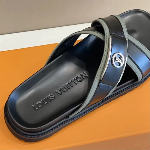 Replica Louis Vuitton Slippers For Men #1433534 $60.00 USD for Wholesale