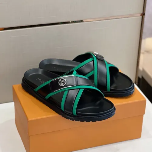 Louis Vuitton Slippers For Men #1433535 $60.00 USD, Wholesale Replica Louis Vuitton Slippers